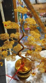 Golden Pine Tree Decorative Ornament - Image 11