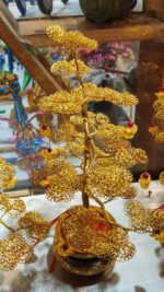 Golden Pine Tree Decorative Ornament - Image 12