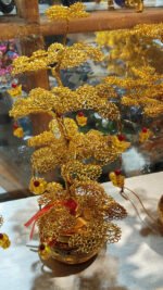 Golden Pine Tree Decorative Ornament - Image 13