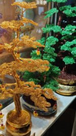 Golden Pine Tree Decorative Ornament - Image 14