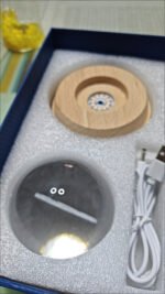 Warm Light Crystal Globe Rotating Music Box - Image 8