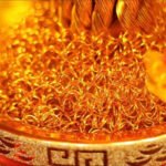 Golden Pine Tree Decorative Ornament - Image 6