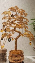 Golden Pine Tree Decorative Ornament - Image 15