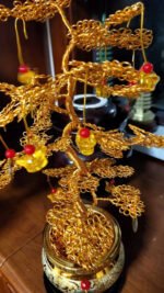 Golden Pine Tree Decorative Ornament - Image 16