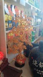 Golden Pine Tree Decorative Ornament - Image 17