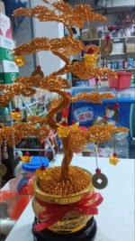 Golden Pine Tree Decorative Ornament - Image 21