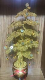 Golden Pine Tree Decorative Ornament - Image 22