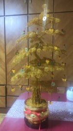 Golden Pine Tree Decorative Ornament - Image 23