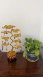 Golden Pine Tree Decorative Ornament - Image 27