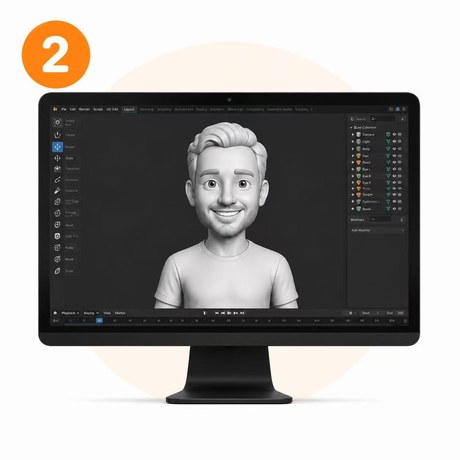We create your 3D model