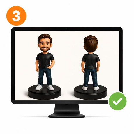Confirm the 3D model