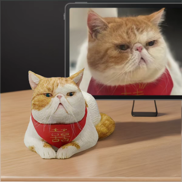 Custom Pet Photo Figurine